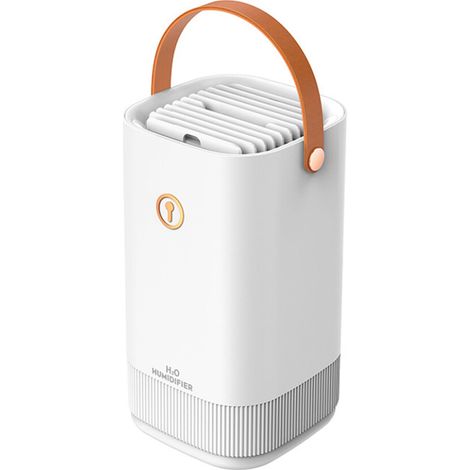 Humidificador ultrasónico, humidificador de aire portátil - Blanco (1/5)