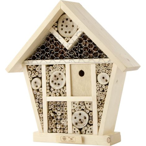 CJ Wildlife Insektenhotel Sinne natur 36,7 x 10,5 x 38 cm Insektenhotel