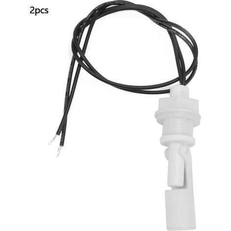 Interrupteur à flotteur horizontal 2 pièces - Capteur de niveau eau type F en polypropylène (1/5)