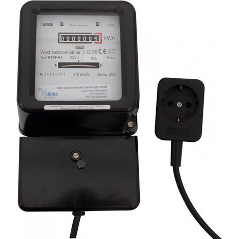Medidor de CA con adaptador negro (1/2)