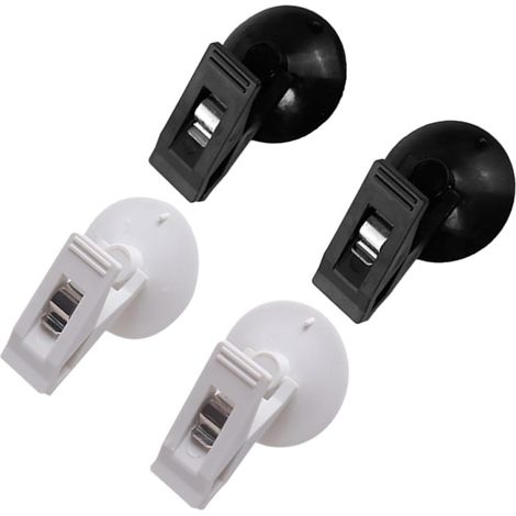 iplusmile Lot de 2 paires pinces à ventouses en PVC pour voiture (1/5)