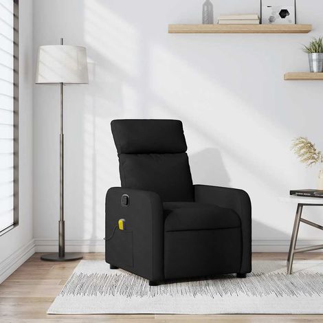 Massagesessel Schwarz Stoff (1/5)