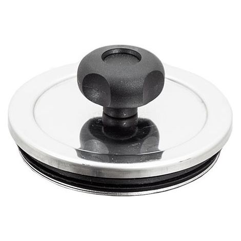 Tappo inox per ispezione con guarnizione, diametro 80mm (1/2)