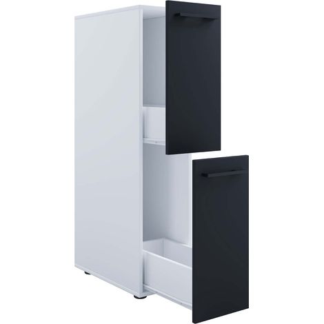 Meubles de salle de bain diviseur tiroir Sadilo L 110x25x50 - VCM