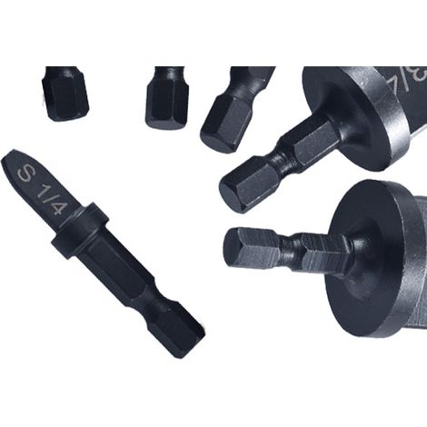 Lot de 6 meches d'expansion de tube acier carbone queue hexagonale pour tuyau cuivre climatiseur (1/5)