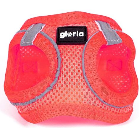 Harnais pour Chien Gloria Air Mesh Trek Star Réglable Rose Taille L (33,4-35 cm) (1/4)