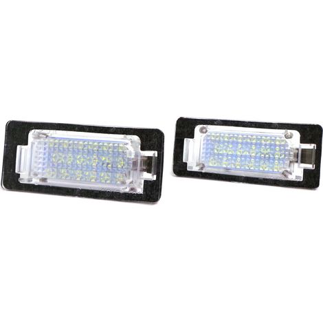 Éclairage de plaque d'immatriculation LED 2 x 650 lm, lot de 2, pour Audi, VW, Seat et Skoda (1/5)
