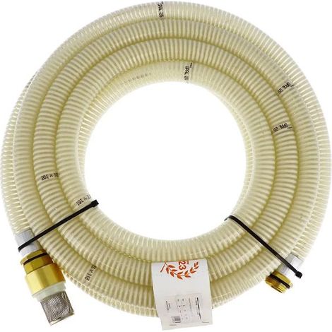 Kit Aspiration 7M 25Mm Male 1'' Avec Crepine A Clapet Renson