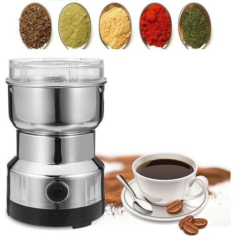 Macinacaffè elettrico multifunzionale, elettrodomestico per la casa, macinatura ad alta velocità, piccolo macina spezie (1/5)