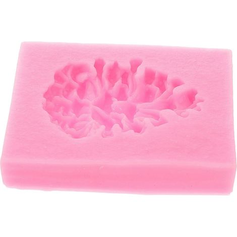 Moule à pâtisserie en silicone, moule à gâteau en forme de pomme de pin, moule à bonbons (ensemble de 3 pièces) (1/5)