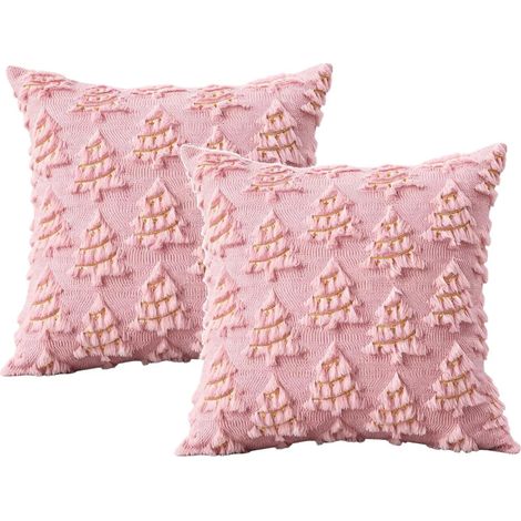 Housses de canapé en peluche de Noël, lot de 2, décoration festive pour les fêtes de fin d'année, salon (1/5)