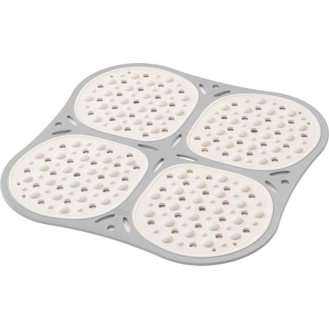 TAPPETO DA DOCCIA LINEA RELAX 53X53 CM IN COLORE BIANCO (1/2)