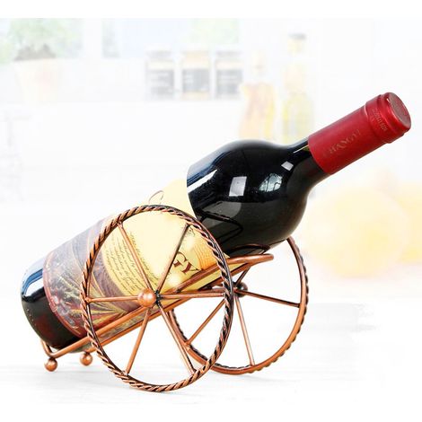 Rack À Vin - Support Métallique Pour Bouteilles - Décoration Cuisine Salle À Manger Bar - Pour Mariage Fête - 1 Pièce (1/5)