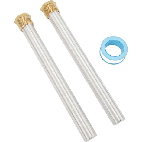 Pièce de rechange pour anode de chauffe-eau de camping-car, capuchon en laiton, tige en magnésium filetée NPT 3/4 pouce, convient aux modèles Suburban. (1/5)