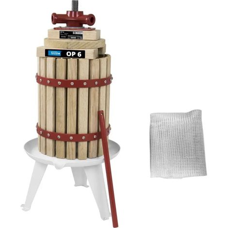 Pressoir à fruits OP 6 - presse à fruits - 6 litres