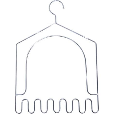 Swimming Helmet Holder Accessory Holder Hat Organizer Metal Iron Wear Resistant Utility Suitable for Display Shop Home, Silver (1/5)
