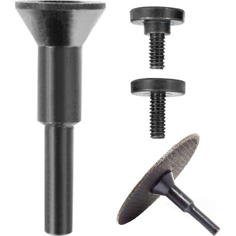 Ensemble D'arbre De Meuleuse Rotative-outils Mandrin, Adaptateur D'angle, Arbre Montage Disque, Accessoire Robuste Jeu D'arbres Rotative Pour Fixer Les Roue - (1/5)