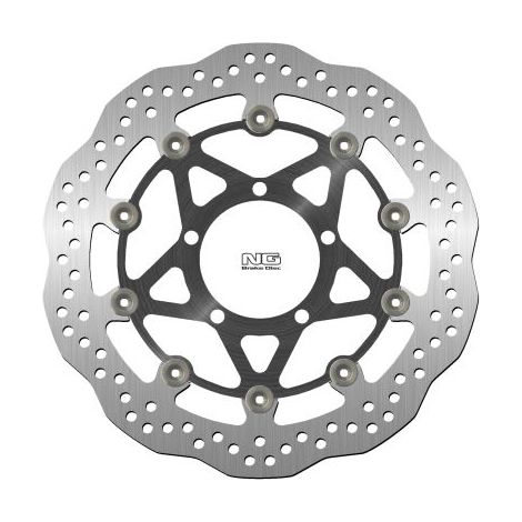 Disco de freno delantero NG para Triumph Daytona 675/Street 675, aluminio ondulado de 310 mm.