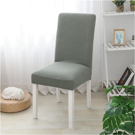 Set mit 4 Stretch-Stuhlhussen für Bankette, Küchen und Restaurants – grün
