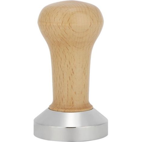 Presse-Café - 51 mm - Bois Et Acier Inoxydable - Pour Machine À Café Expresso - 1 Pièce (1/5)