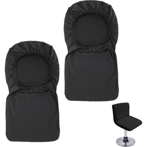 Bar stool cover with extendable backrest for swivel dining chair - RAPANDA (1/5)