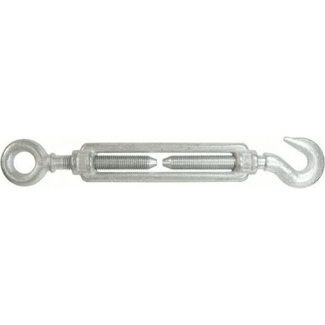 TENDITORE ACCIAIO ZINCATO INOX OCCHIO GANCIO 10MM PER FUNE FUNI VERRICELLO 379ZA