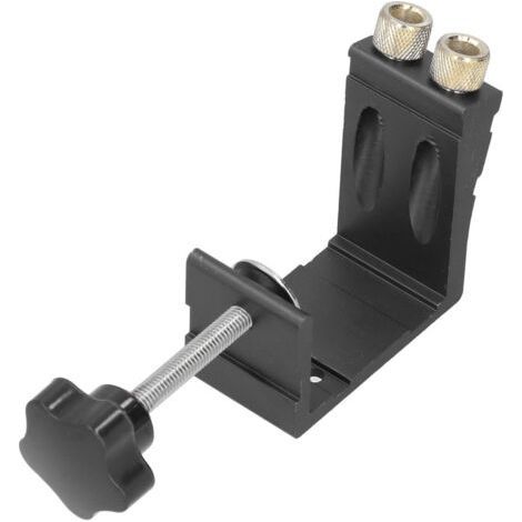 Positionneur de Perçage Oblique à 15° pour Assemblage Bois – Guide de Perçage Précis pour Chevilles et Joints en Menuiserie (1/4)