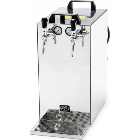Dispensador de cerveza, Máquina de cerveza - Drycooler de 2 líneas de acero inoxidable - Kontakt 155/R, Green Line, 160 litros/h (1/5)