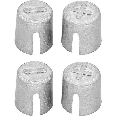 4PCS Car Battery Terminal Sleeves, Battery Terminal Protector, Battery Post Wedges, Battery Terminal Wedge, for Connecting Positive and Negative Batteries (1/5)