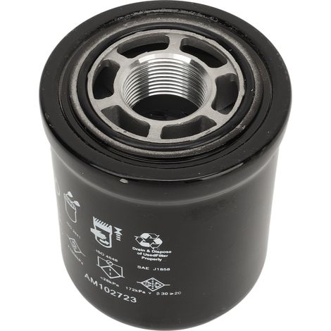 Filtre à huile de transmission AM102723, filtre hydraulique vissable pour TRS22 TRS24 TRS26 TRS27 TRS32 TRX24 TRX26 TRX27, compatibilité tracteur, remplacement, qualité premium. (1/5)