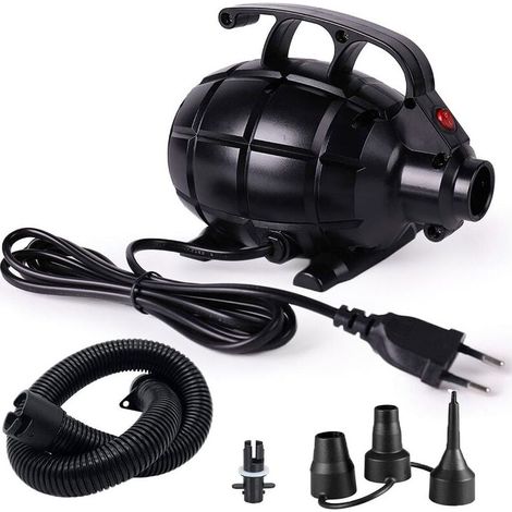 Elektrischer Luftkompressor – 220 V – 600 W – 800 l/min Fördermenge – Für Luftmatratzen, Zelte, Kanus, Gymnastikmatten – 1 Stück (1/5)