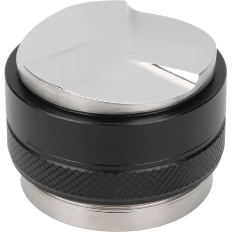 Pilon double tête 51mm en acier inoxydable pour café, distributeur de poudre pour barista, outil de tassage professionnel pour café (1/5)
