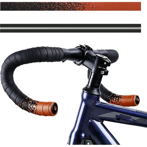 Nastro manubrio per biciclette. Comodo e antiscivolo. Nastro manubrio altamente elastico che si avvolge attorno al manubrio. Traspirante. (1/5)