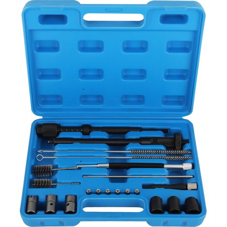 21pcs Universale sedi iniettori pulizia albero Kit for Citroen for Peugeot (1/5)