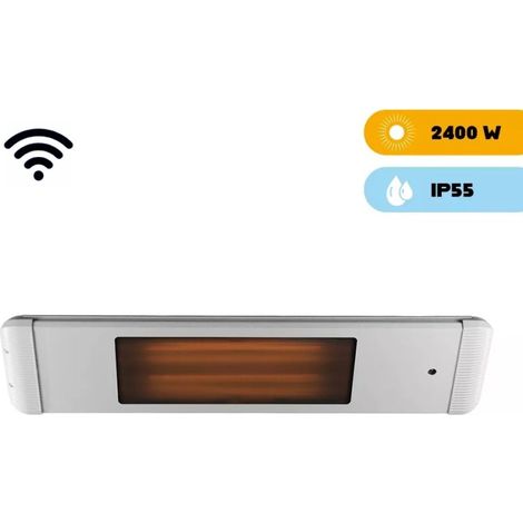Radiateur infrarouge Aaren 2400 W blanc avec télécommande (1/5)