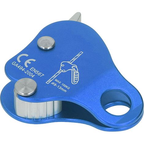 Jeffergarden ‌Bloccante corda arrampicata in alluminio‌ autobloccante 8‑13mm arrestatore per montagna esterno blu (1/5)