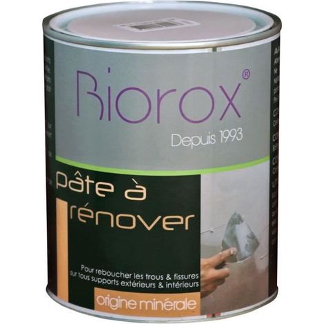 Pâte à rénover - BIOROX - 1KG - Blanc - Intérieur - Mat (1/2)