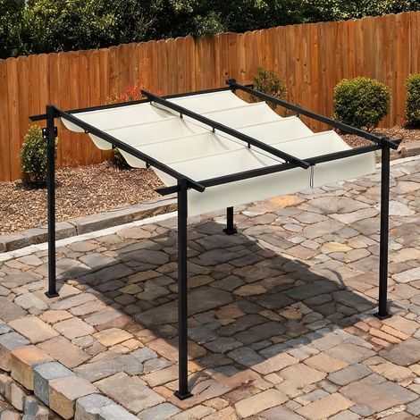 Tonnelle de jardin en aluminium Polyester 297 x 297 x 230 cm (1/5)