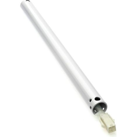 Ceiling fan extension rod white in various lengths