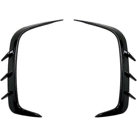 1 paire de caches d'aération de pare-chocs arrière avec canards latéraux pour BMW Série 4 G22 G23 425i 430i M440i M Sport (1/5)