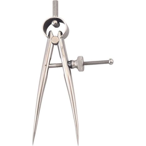 Starrett 277 – 3 Toolmakers 'spring-type da 7,6 cm con gambe rotonde solido e dado (1/5)
