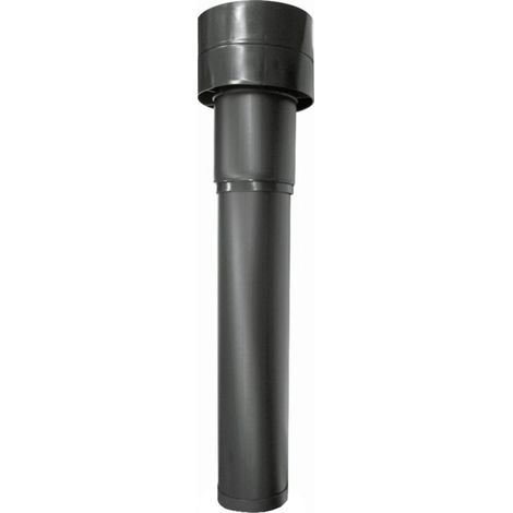 Wolf Dachdurchführung DN180 isoliert, L:1159mm, schwarz, für CWL (1/3)