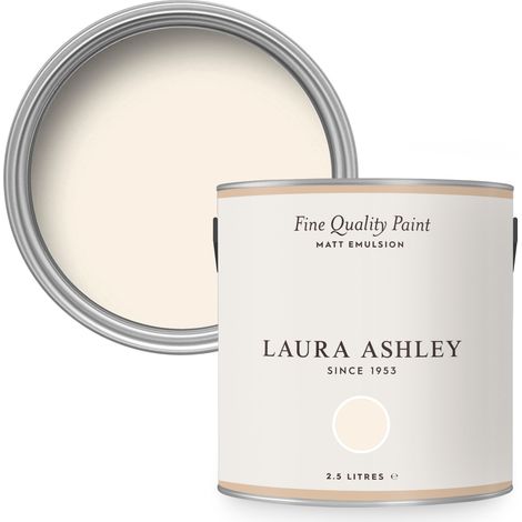 Laura Ashley Wandfarbe Ivory Matt 2,5L (1/5)