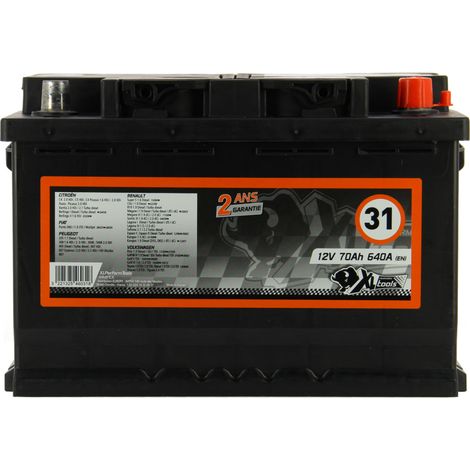 Batterie Auto Xlpt 70ah Démarrage Fiable Et Puissant - Xl Perform Tools