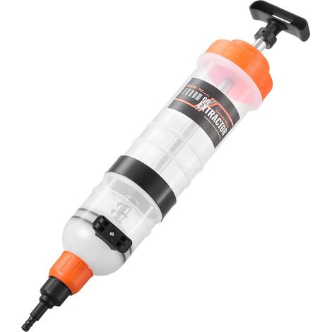 Extracteur de fluides 1,5 L avec tuyau long pour vidange d'huile facile dans voitures tondeuses bateaux et motos. (1/5)