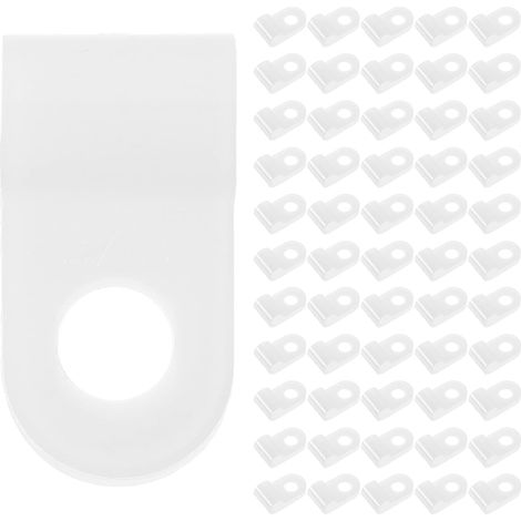 Clips pour néon LED lot de 100, blanc, 3/16 " pour extérieur (1/5)