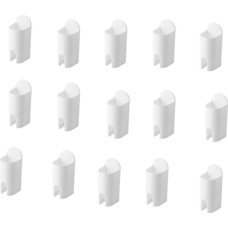 Soporte para cepillos de dientes eléctricos de 15 piezas, soporte para cepillos de dientes con adhesivo fuerte, soporte para cepillos de dientes de montaje en pared sin taladrar, soporte para cepillos (1/5)