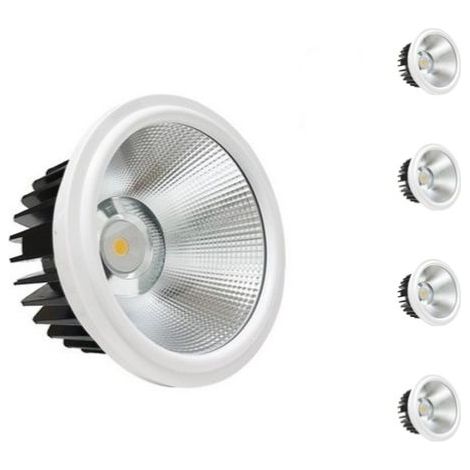 Pack de 5 - Ampoule LED 20W AR111 COB Rond - Blanc Chaud 2300K - 3500K - SILAMP (1/5)