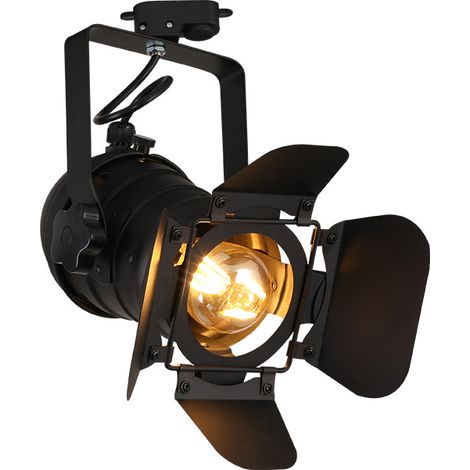 E27 Loft plafond industriel projecteur LED projecteur luminaire sur rail en métal plafonnier pour salon Bar Bar café (1/5)