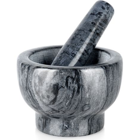 Mortero de granito para moler especias y pesto (tamaño XL) (1/5)